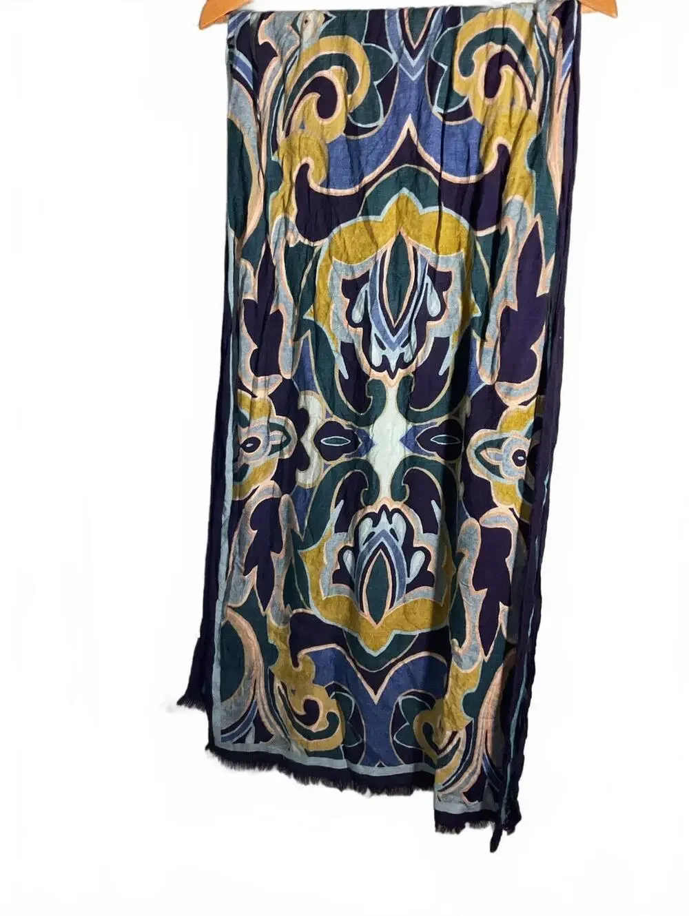 Multicolor Patterned Women's Scarf 70” x 25”